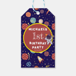 Baby Kids Astronaut Space jedes Alter Geburtstagsp Geschenkanhänger