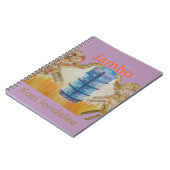 Baby Kids Jambo Jumbo Elephant Design Notizblock (Linke Seite)