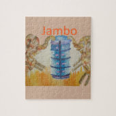 Baby Kids Jambo Jumbo Elephant Design Puzzle (Vertikal)