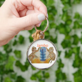 Baby Kids Jambo Jumbo Elephant Design Schlüsselanhänger (Hand)