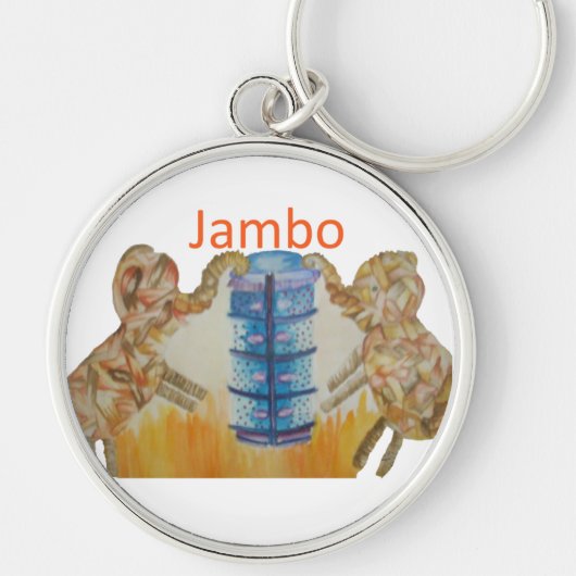 Baby Kids Jambo Jumbo Elephant Design Schlüsselanhänger (Vorne)