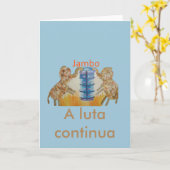 Baby Kids Jambo Jumbo  Elephants Design Karte (Gelbe Blume)