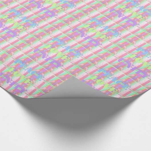 Baby Kids Peace Liebe Unity Hakuna Matata design.p Geschenkpapier (Ecke)