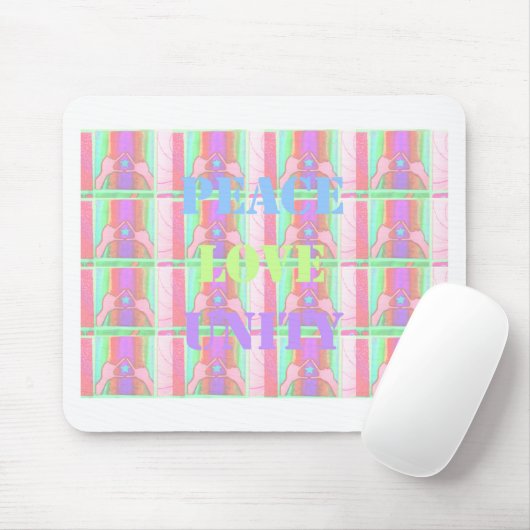 Baby Kids Peace Liebe Unity Hakuna Matata design.p Mousepad (Mit Mouse)