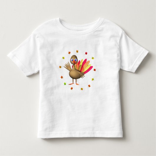 Baby Kinder Erntedank Türkei Kleinkind T-shirt (Vorderseite)