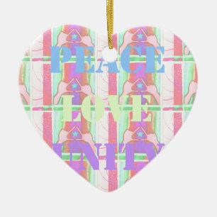 Baby Kinder Frieden Liebe Einheit Hakuna Matata De Keramik Ornament