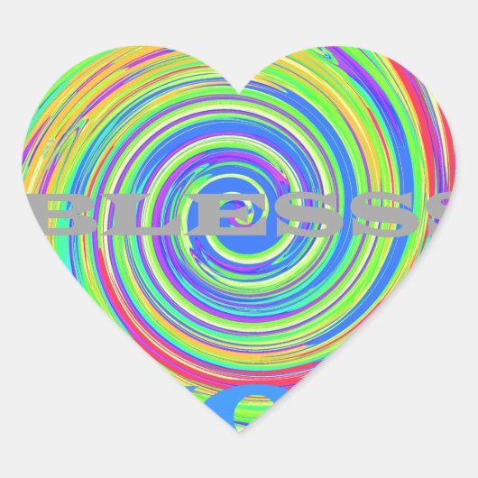 Baby Kinder Gott segne dich..pnng Herz-Aufkleber (Vorderseite)