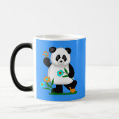 Baby Kinder Panda mit Blume 2 Verwandlungstasse (Links)