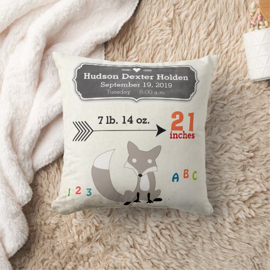 Baby Kinderzimmer Baby Stat Fox Arrow Muster Kissen (Decke)