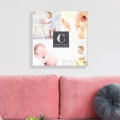 Baby Kinderzimmer FotoCollage | Kopfbrett Etch Leinwanddruck (Insitu (Wohnzimmer))