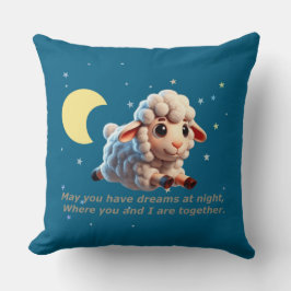 Baby-Kissen mit Lullabium und Schafen Kissen