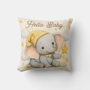 Baby Kissen Süßer Elefant Kinderzimmer Kissen Gesc