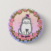 Baby Kitten Cat Button (Vorderseite)