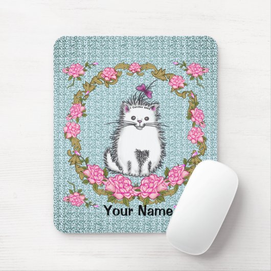 Baby Kitten Cat Mousepad (Mit Mouse)