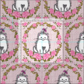 Baby Kitten Cat Stoff (Kachel)