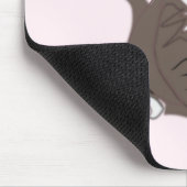 Baby Kitten Mouse Pad - Custom Colors - Text Mousepad (Ecke)