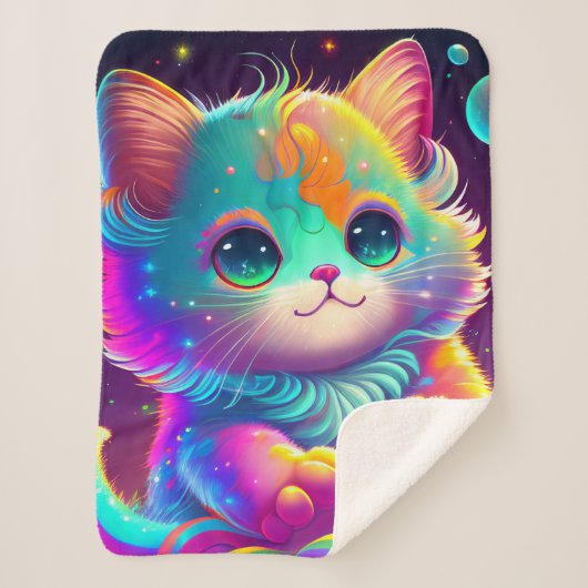 "Baby kitten" Sherpadecke (Vorderseite)