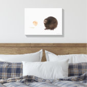 Baby Kiwi Bird aus Egg Leinwanddruck (Insitu (Schlafzimmer))