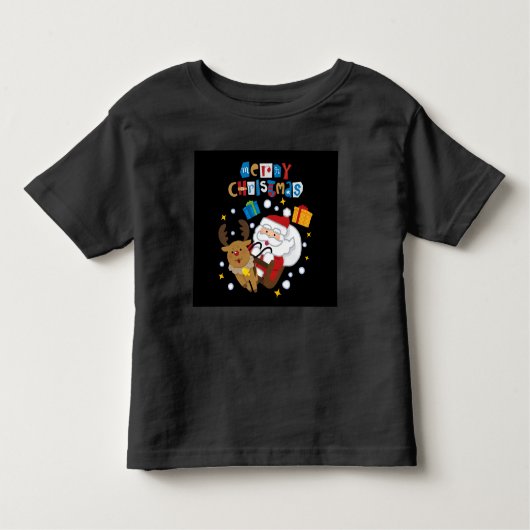 Baby-/Kleinkind-Weihnachtsanfang T - Shirt (Vorderseite)