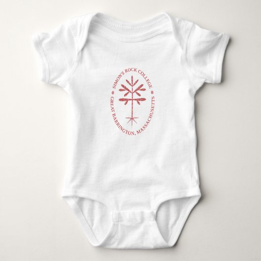 Baby-/Kleinkinderkarosserieanzug oder T-Shirt, rot Baby Strampler (Vorderseite)