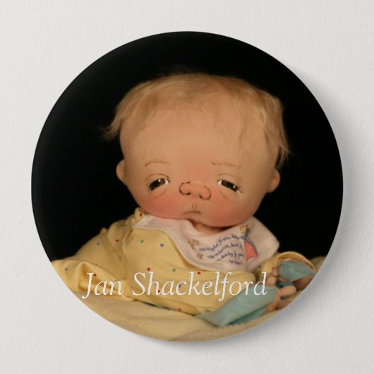 Baby-Knopf DJ Jan.s Shackelford Button (Vorderseite)
