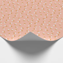 Baby-Knospen-Rosé-Geschenkpapier für Geschenke & B