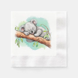Baby Koala Baby Shower Serviette