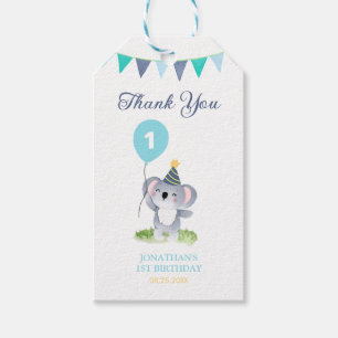 Baby-Koala-Ballon-Party-Flagge Geburtstag Geschenkanhänger