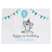 Baby Koala Balloon Party Flag Geburtstag Große Geschenktüte (Vorderseite)