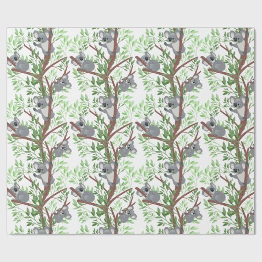 Baby Koala Bear Geschenkpapier (Flach)