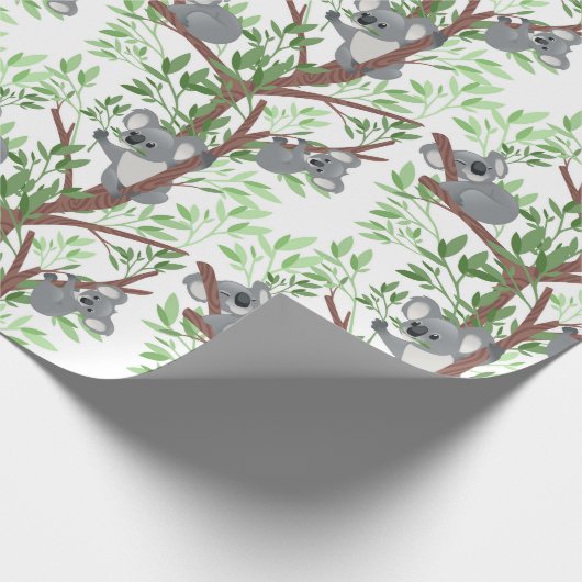 Baby Koala Bear Geschenkpapier (Ecke)