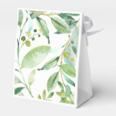 Baby Koala Bear Green und White Baby Dusche Geschenkschachtel (Rückseite)