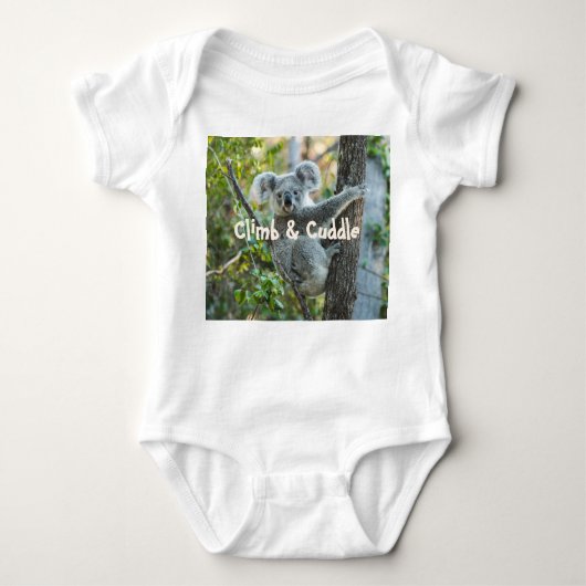 Baby Koala Bodysuit – One-Piece Baby Clothing Baby Strampler (Vorderseite)