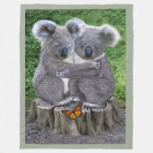 BABY-KOALA HUGGIES FLEECEDECKE (Vorderseite)