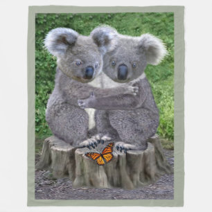 BABY KOALA KNUDDELER FLEECEDECKE