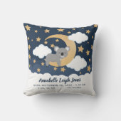Baby Koala Moon Kinderzimmer Throw Kissen (Vorderseite)