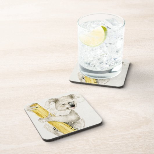 Baby Koala | Niedlich & Furry Getränkeuntersetzer (Rechte Seite)