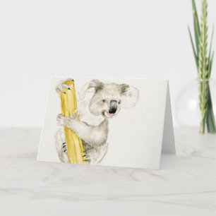 Baby Koala   Niedlich & Furry Karte
