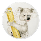 Baby Koala | Niedlich & Furry Keramikknauf (Vorderseite)