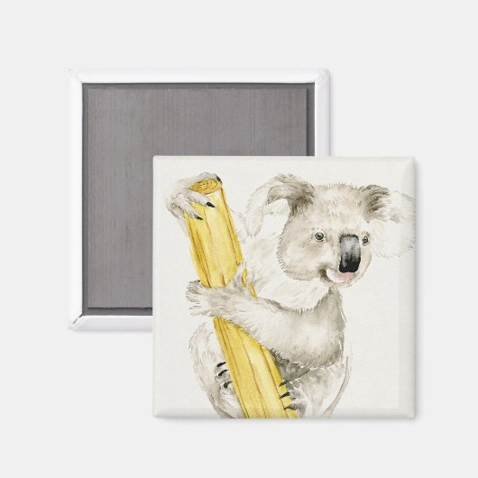 Baby Koala | Niedlich & Furry Magnet (Vorderseite/Rückseite)
