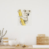 Baby Koala | Niedlich & Furry Poster (Küche)