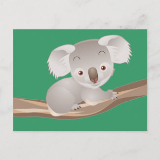 Baby-Koala Postkarte
