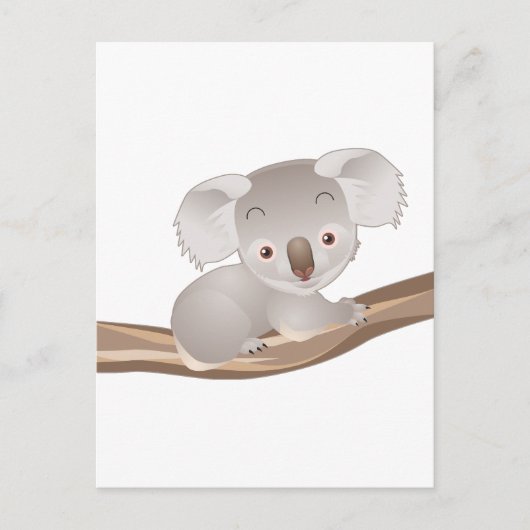 Baby Koala Postkarte (Vorderseite)