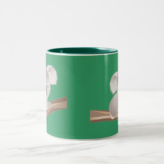 Baby Koala Zweifarbige Tasse (Mittel)