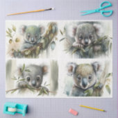 Baby Koalas Seidenpapier (Basteln)