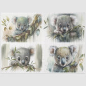 Baby Koalas Seidenpapier (Vorderseite)