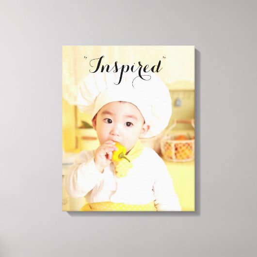Baby Koch Wrapped Canvas Leinwanddruck (Vorderseite)