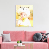 Baby Koch Wrapped Canvas Leinwanddruck (Insitu (Wohnzimmer))