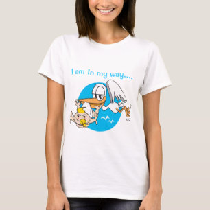 Baby kommt zum T - Shirt der Mutterschaft von Frau