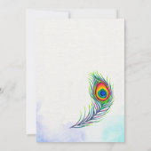 Baby Krishna Naming Namkaran Wiege Zeremonie Einladung (Rückseite)